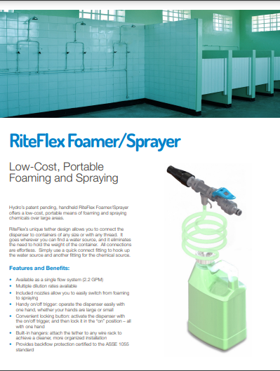 RiteFlex-Foamer-Sprayer-Datasheet
