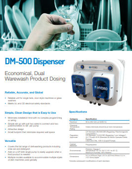 CP-500| Single Product Warewash Dosing Hydro Systems, 48% OFF