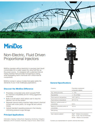 MINIDOS 1/2 - Dosaggio - INFINITY CLIMA